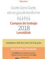 Caritas: Campos de Trabajo 2018 - Lanaldiak