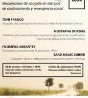 Migración en Euskadi: Mecanismos de acogida en tiempos de confinamiento y emergencia social