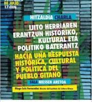 Hitzaldia: Hacia un repuesta historica,cultural y politica del Pueblo Gitano