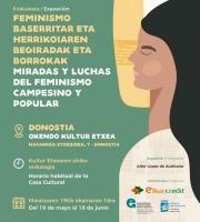 Erakusketa: Feminismo Baserritar eta Herrikoiaren Begiradak eta Borrokak