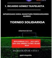 Gipkirolegokitu - Futbol torneo solidarioa