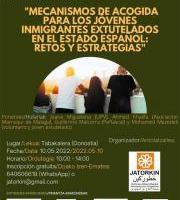 Jornada: Mecanismos de acogida para los jóvenes inmigrantes extutelados en el Estado Español: retos