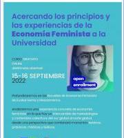 Ikastaroa: Acercando los principios y las experiencias de la Economía Feminista a la Universidad