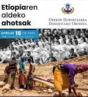 Elkartasun kontzertua: Etiopiaren aldeko ahotsak