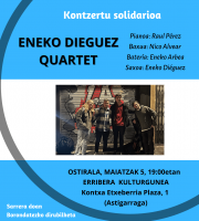 Kontzertu Solidarioa: Eneko Dieguez Quartet