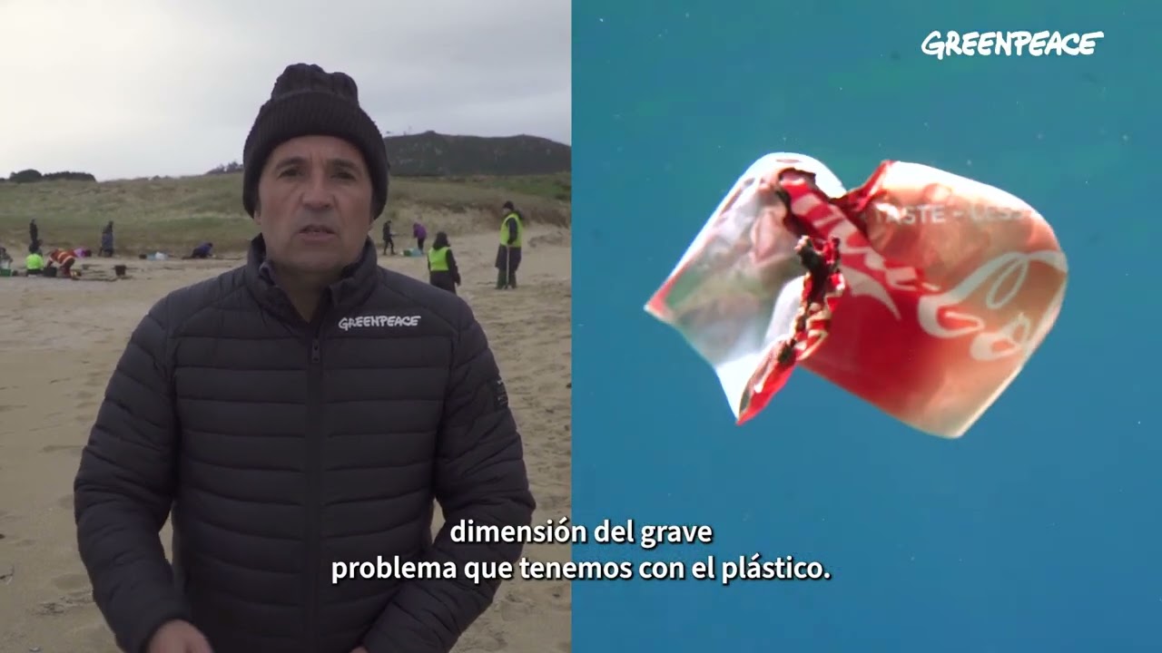 Desastre plástico en la costa gallega