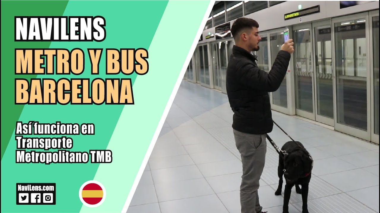 Así funciona NaviLens en el metro y bus de Barcelona Transporte Metropolitanos TMB